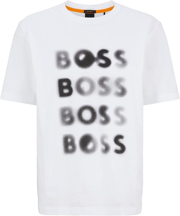 BOSS Men's Teetrury Shirt (White, M) - ANIBEY