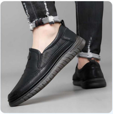 Casual Shoes for Men (Black, 6) - ANIBEY