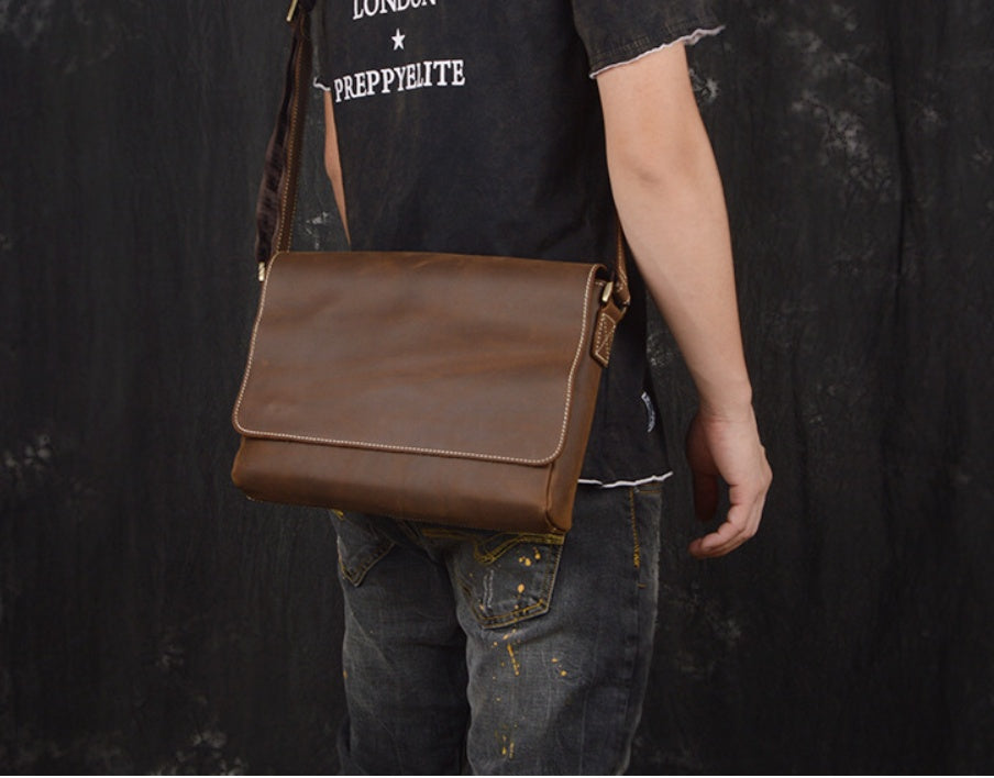 Vintage handmade men's shoulder slung - ANIBEY