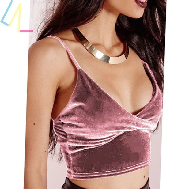 Top Summer Crop Tube Top Women Camis Shirt Tank Fitness