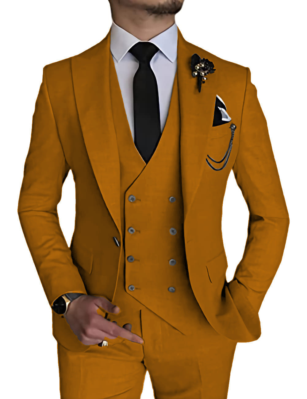 Business Casual Three-piece Suit for Men - ANIBEY