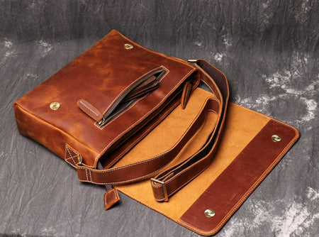 Vintage handmade men's shoulder slung - ANIBEY