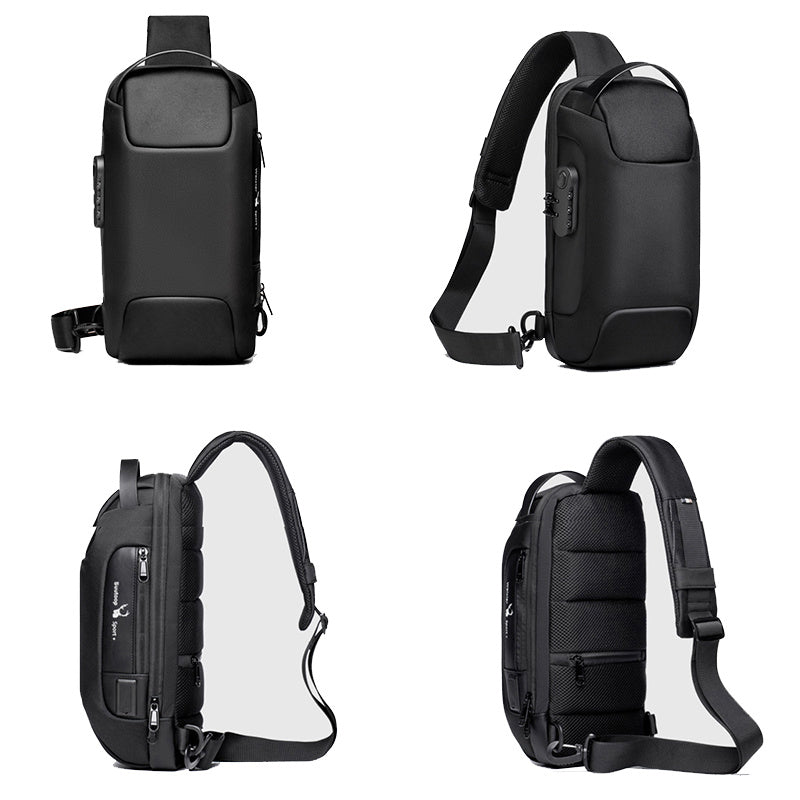 Men Chest Bag Messenger Bag Anti-theft Shoulder Bags Chest Bag Pack For Male - ANIBEY