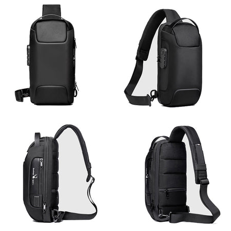 Men Chest Bag Messenger Bag Anti-theft Shoulder Bags Chest Bag Pack For Male - ANIBEY