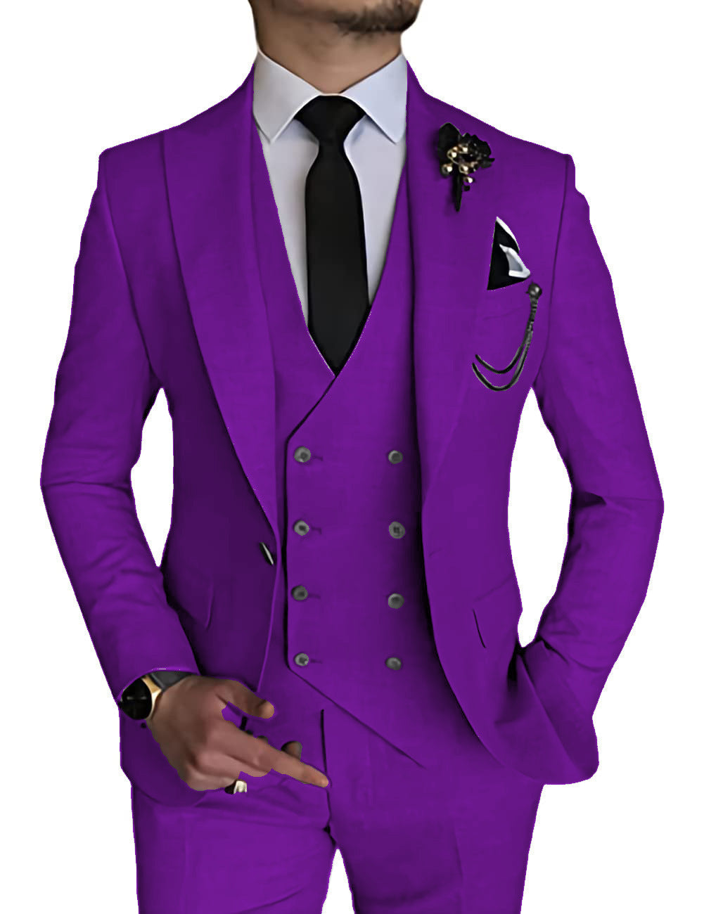 Business Casual Three-piece Suit for Men - ANIBEY