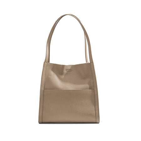 Leather Tote Large Capacity Shoulder Bag - ANIBEY