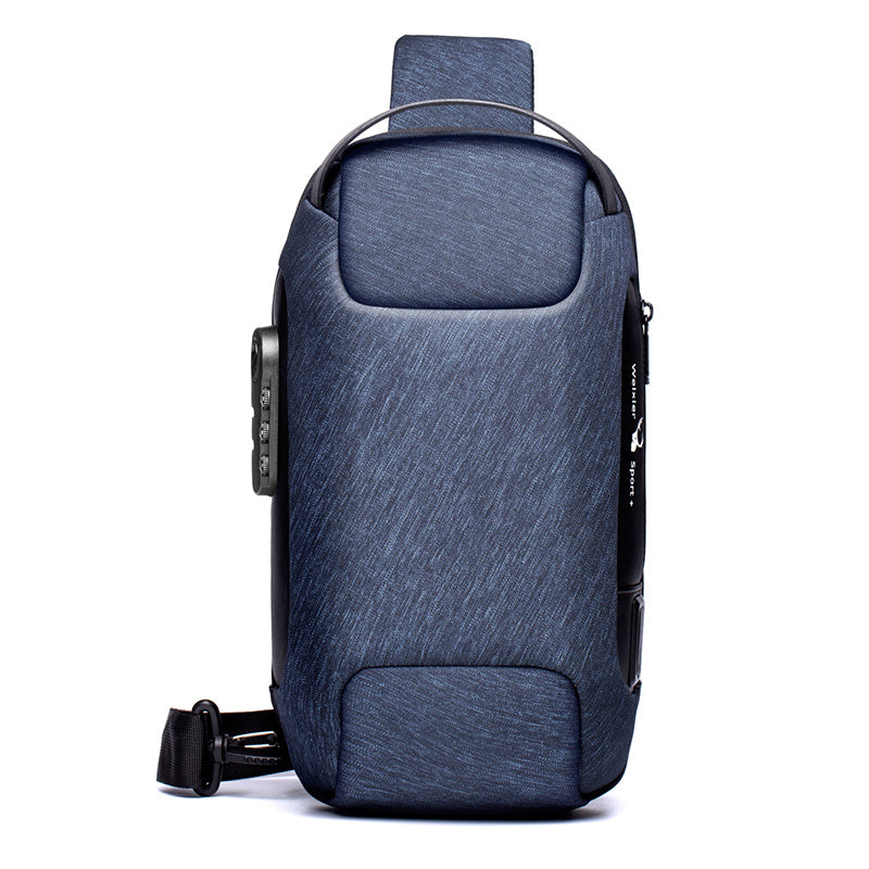 Men Chest Bag Messenger Bag Anti-theft Shoulder Bags Chest Bag Pack For Male - ANIBEY