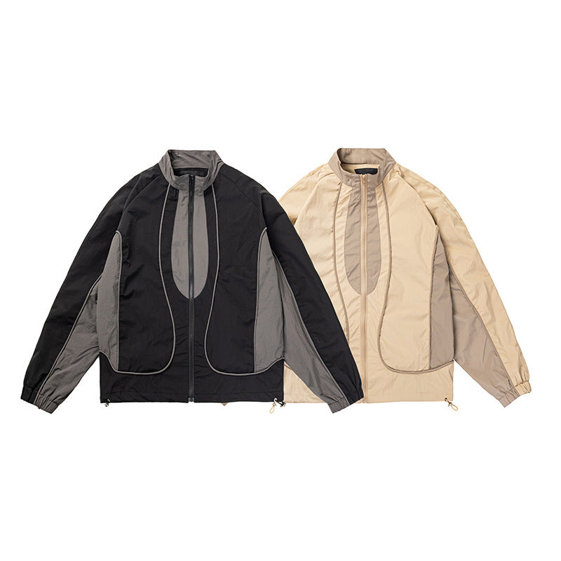 Men's Fashion Casual Patchwork Outdoor Jacket - ANIBEY