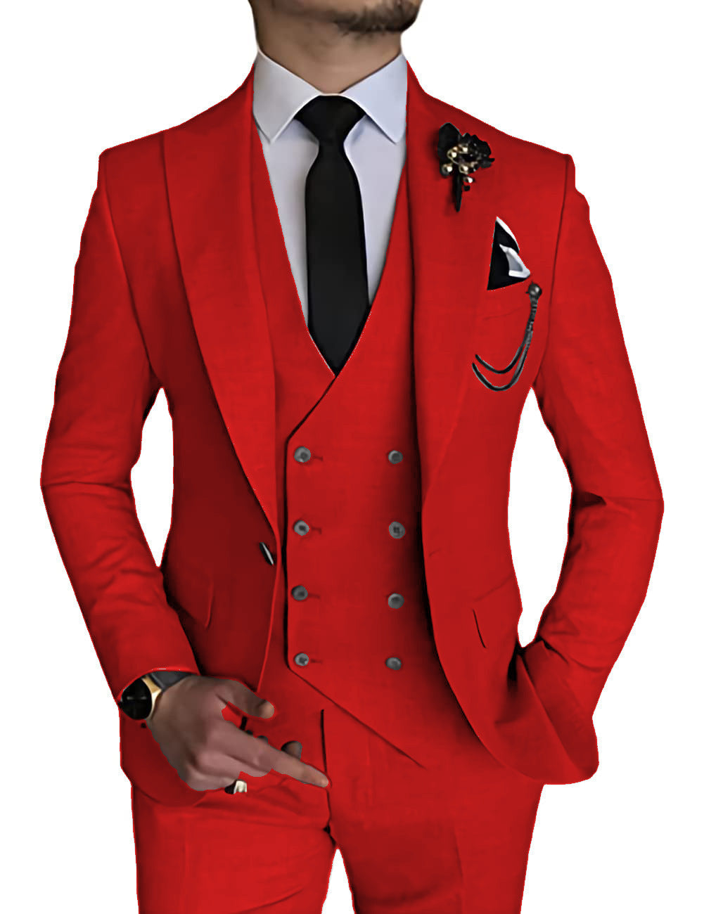 Business Casual Three-piece Suit for Men - ANIBEY