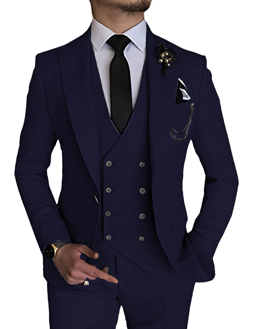 Business Casual Three-piece Suit for Men - ANIBEY