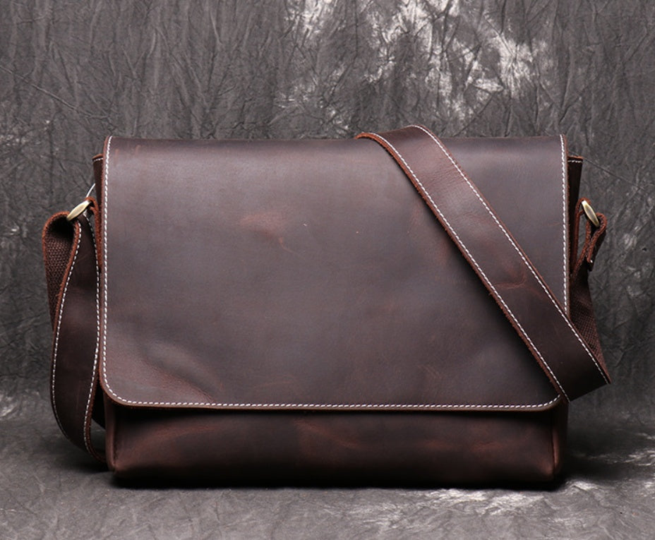 Vintage handmade men's shoulder slung - ANIBEY