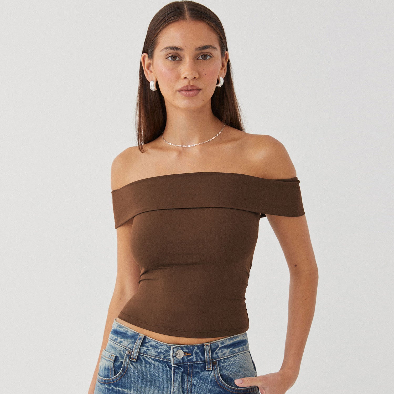 New Tube Top Off-shoulder Hot Girl Pure Desire Style Top For Women