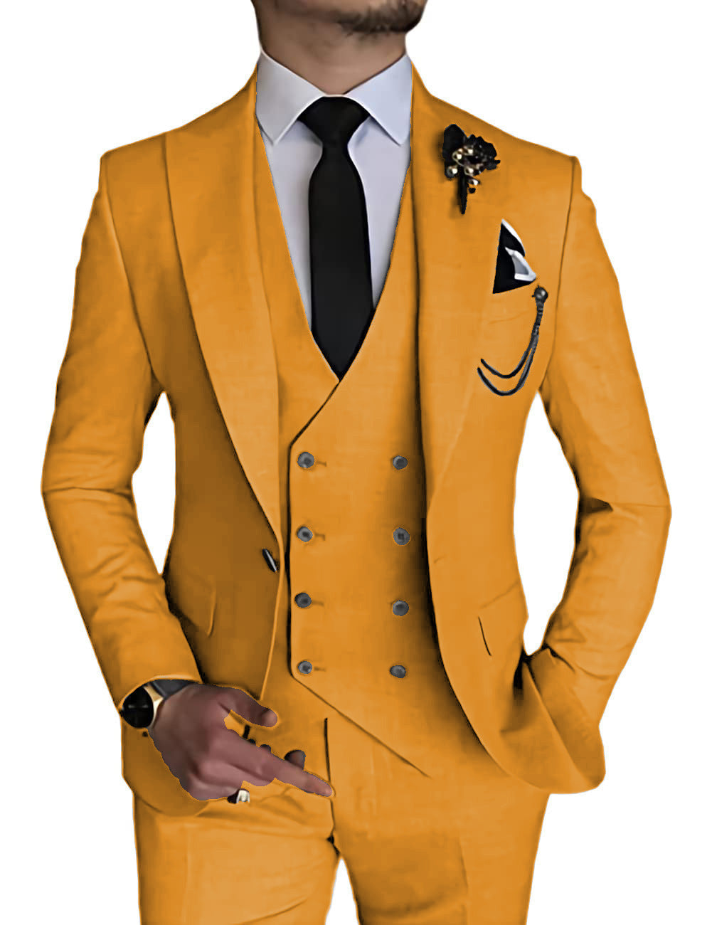 Business Casual Three-piece Suit for Men - ANIBEY