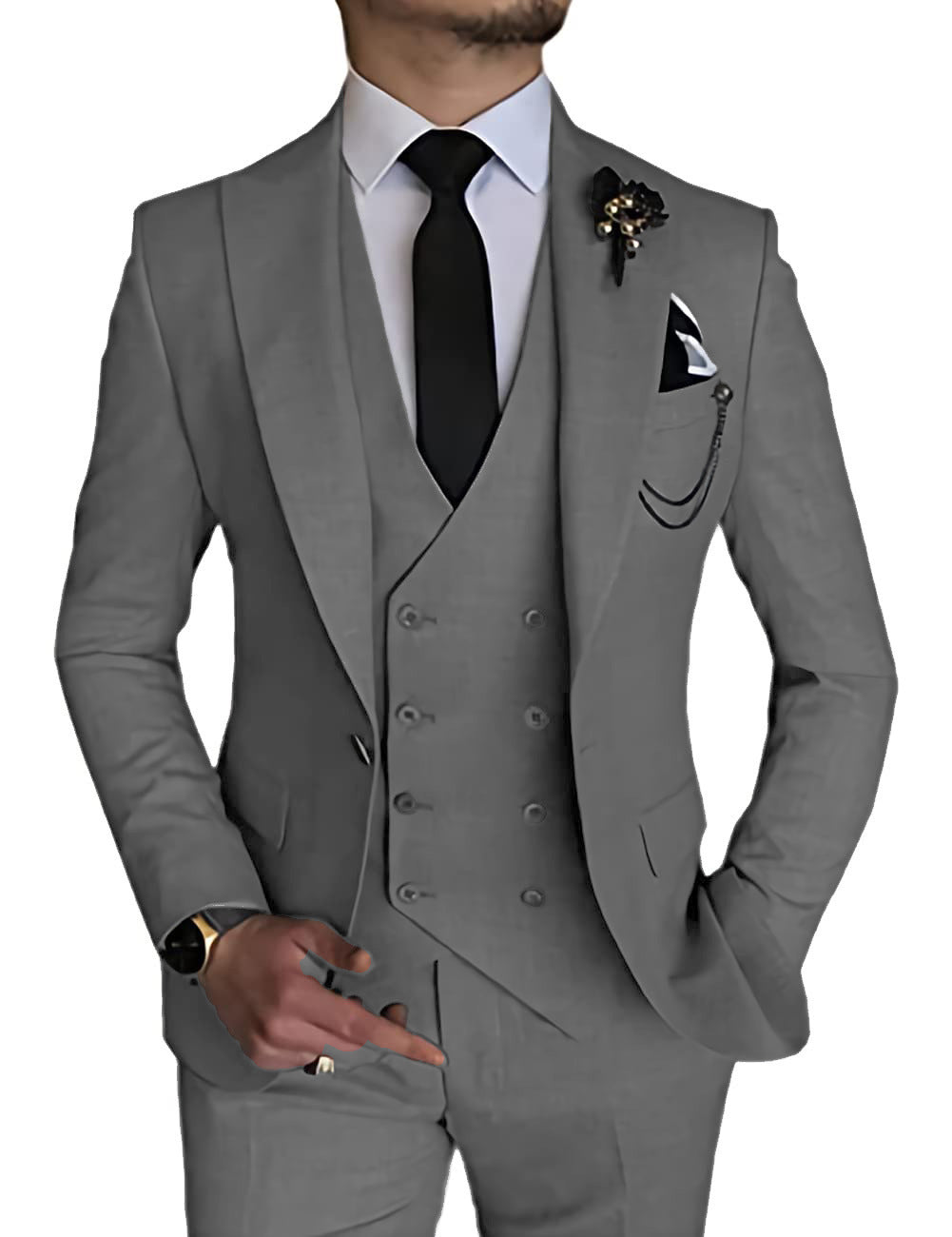 Business Casual Three-piece Suit for Men - ANIBEY