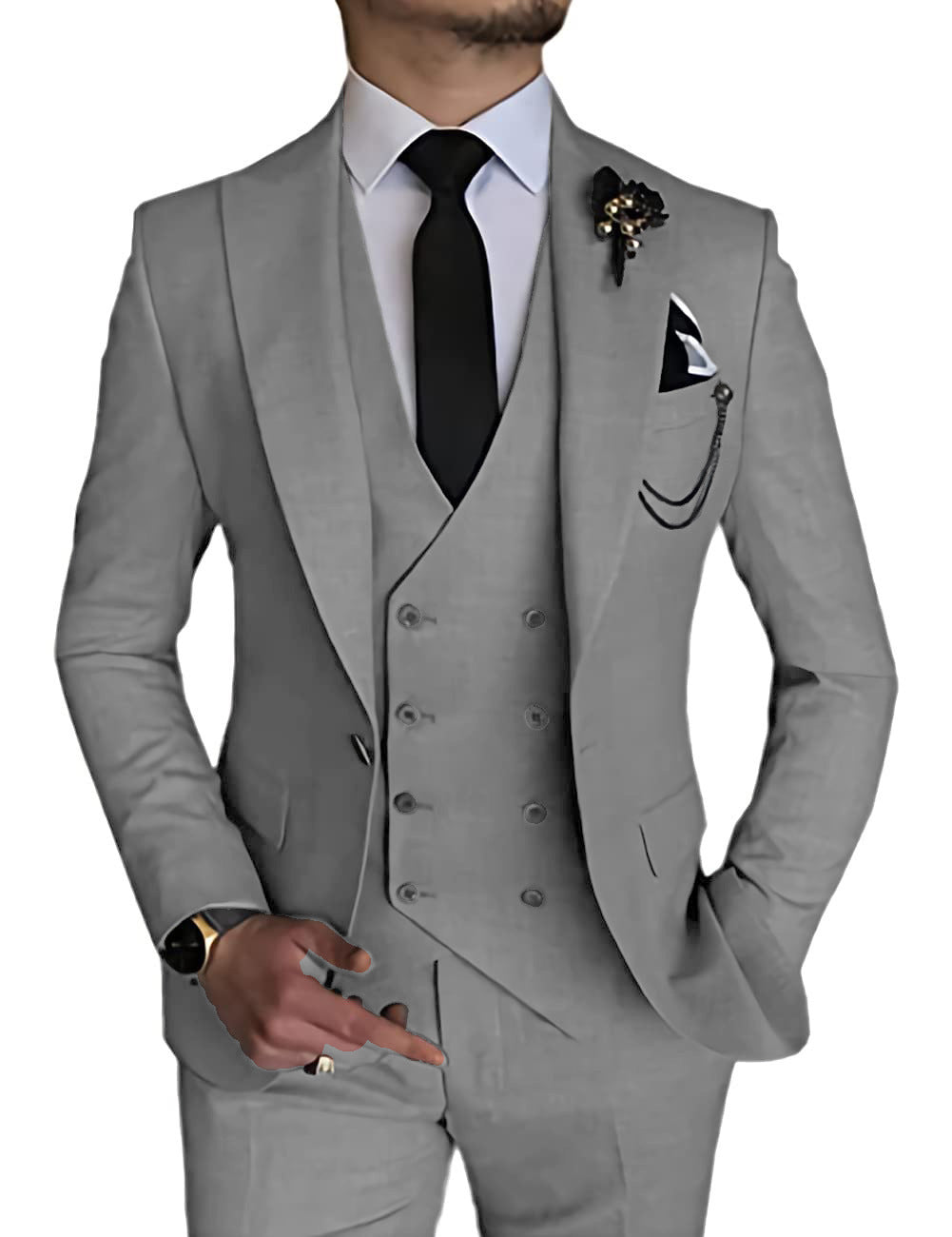 Business Casual Three-piece Suit for Men - ANIBEY
