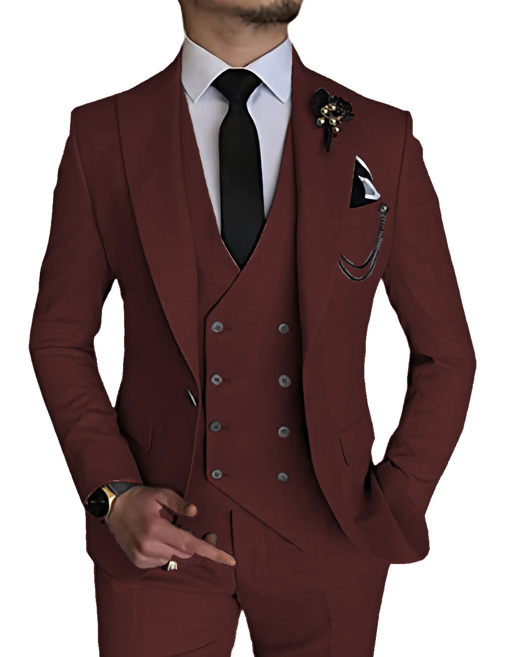 Business Casual Three-piece Suit for Men - ANIBEY