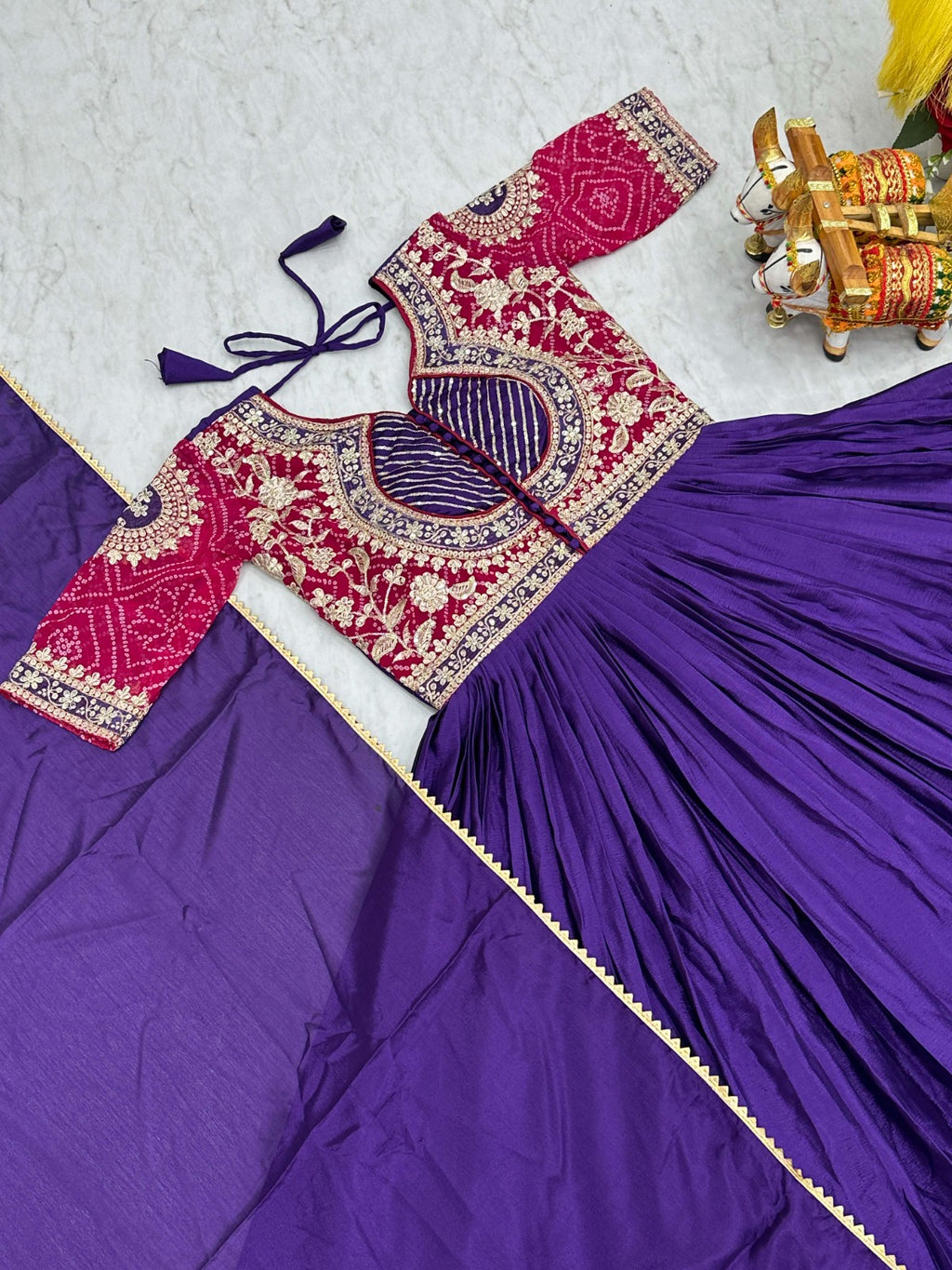 Jk Mart Embroidery work traditional gown Price in India - ANIBEY