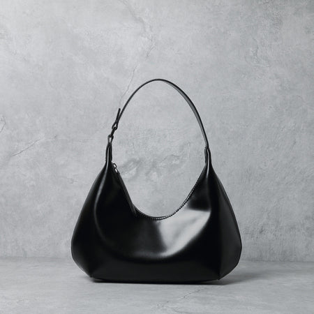 Fashionable And Simple Armpit One-shoulder Portable Cowhide Bag - ANIBEY
