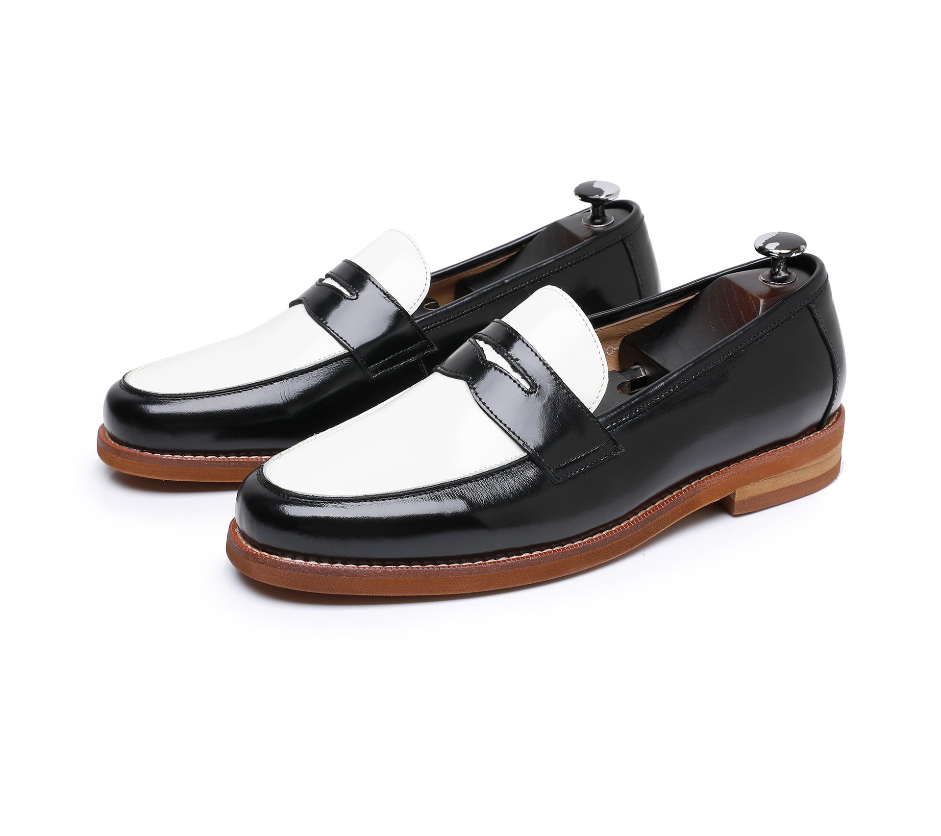 Retro Loafers Genuine Leather Handmade Leisure - ANIBEY