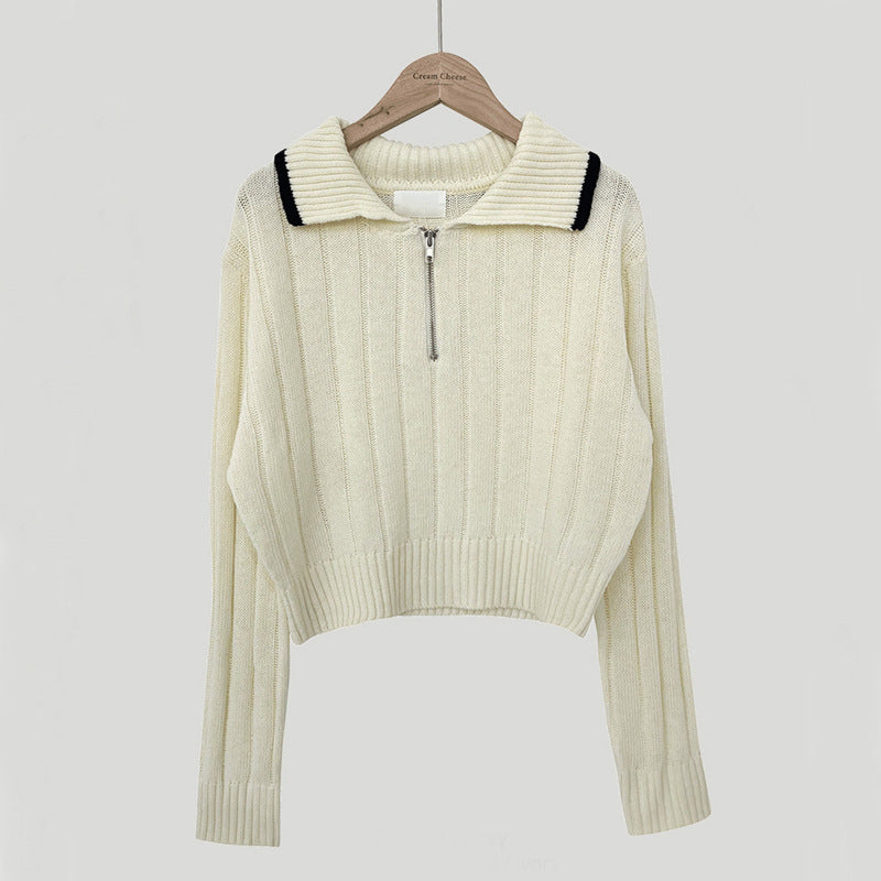 Women Self Design Long-Sleeved Winter Top - ANIBEY