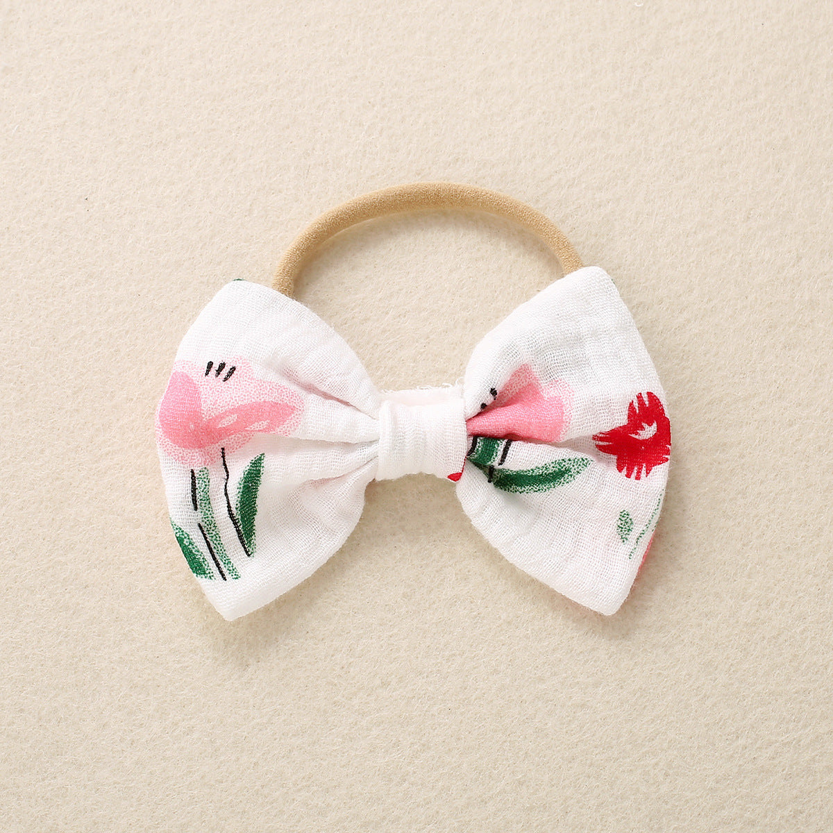 Baby Girl Flower Print Sling Triangle Rompers Tulle Skirt - ANIBEY