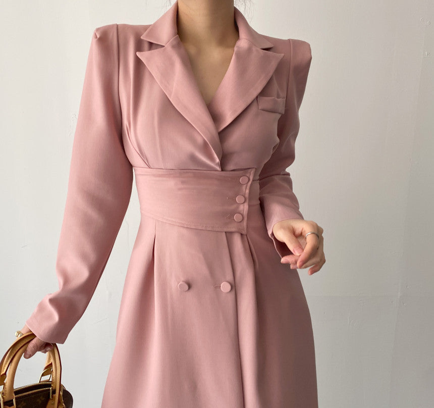 Women's Fashion Long Suit Dress - ANIBEY