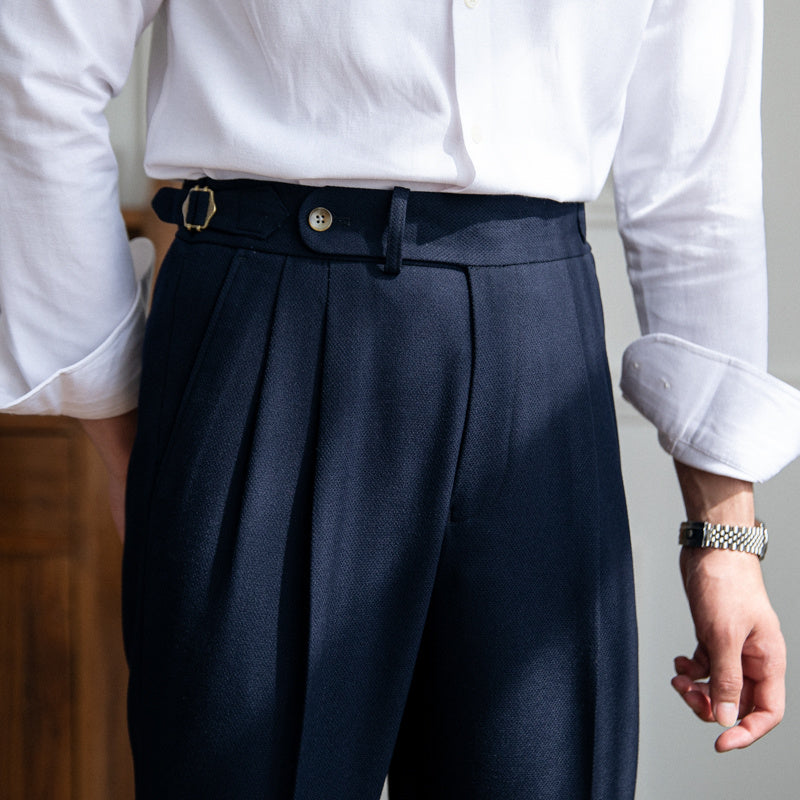 Naples High-waisted Straight Leg Casual Dress Pants - ANIBEY
