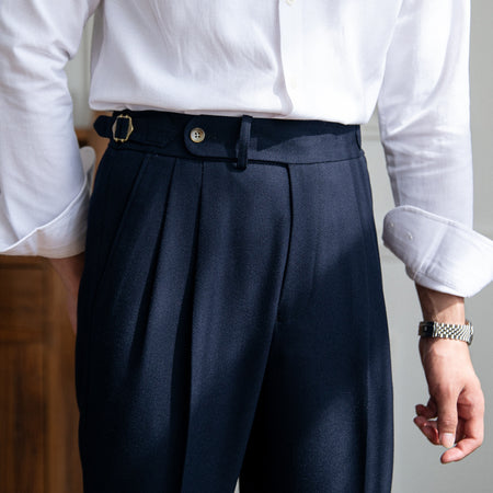 Naples High-waisted Straight Leg Casual Dress Pants - ANIBEY