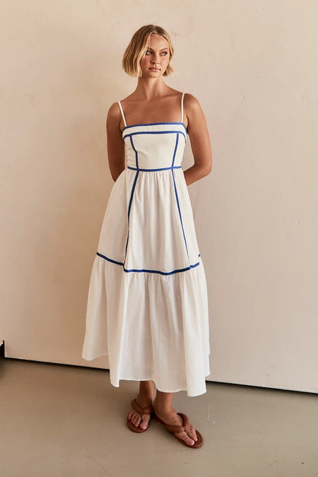 Sweet Mid-length Small Sling Dress - ANIBEY