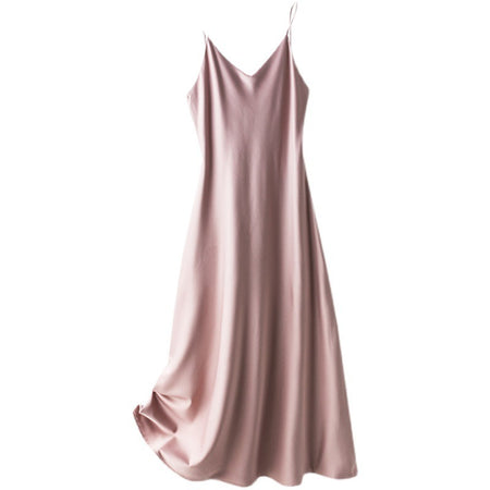 Women's Bottoming Temperament French Style Long Dress With Suspenders - ANIBEY