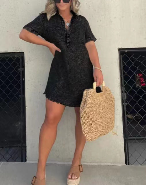 Women's Casual And Comfortable Dress - ANIBEY