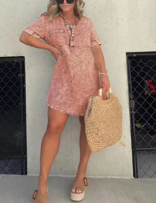 Women's Casual And Comfortable Dress - ANIBEY