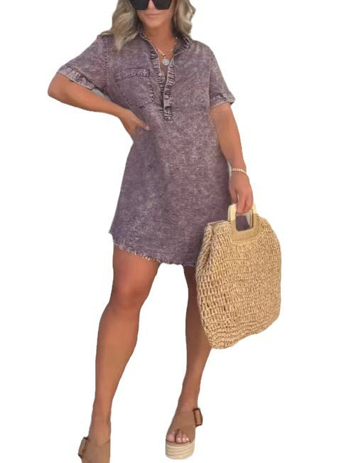 Women's Casual And Comfortable Dress - ANIBEY