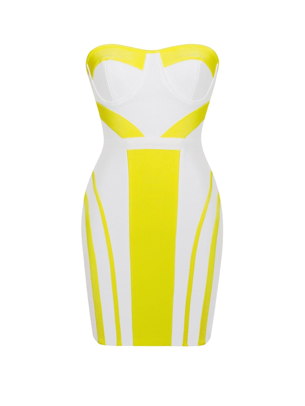 Bright Fashion Bandeau Women's Dress - ANIBEY