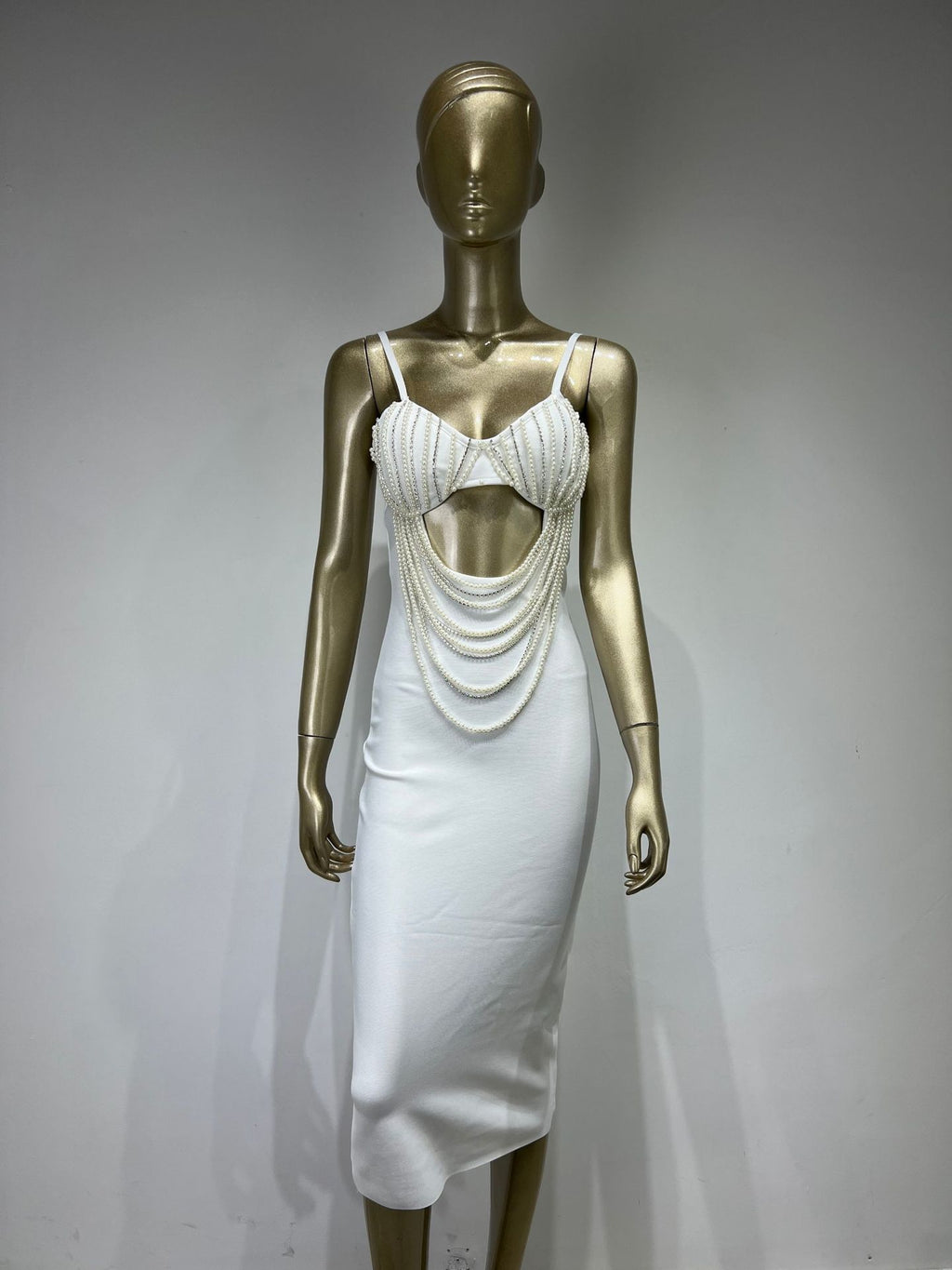 Fashion Summer Black And White Sling Party Dress - ANIBEY
