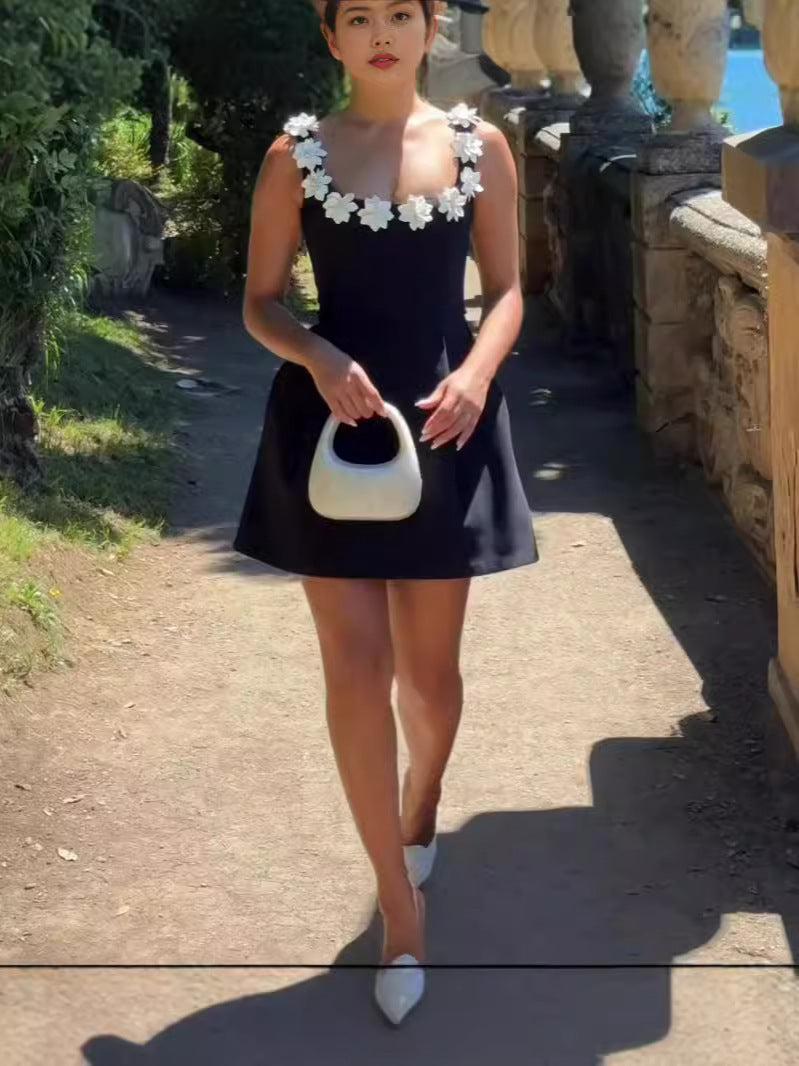 Heavy Industry Beads Sling Dress Women's Fashion - ANIBEY