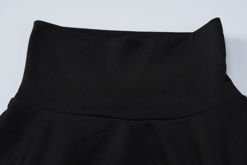 Ladies New Backless Chain Long Sleeve Dress - ANIBEY