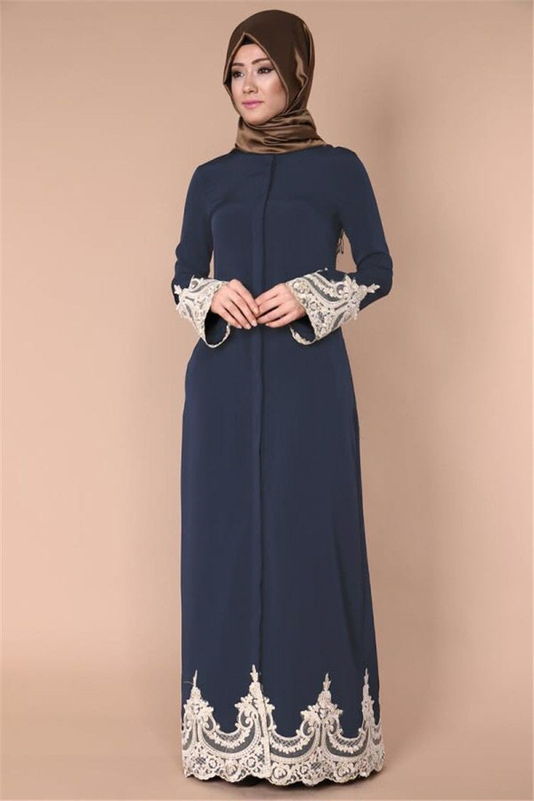 Muslim lace robe - ANIBEY