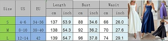 Women's Square Collar Long Low Cut Sleeveless Dress Corset - ANIBEY