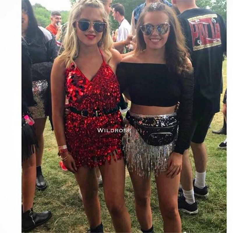 Currency Source Hot Sale Nightclub Women's Show Dress - ANIBEY