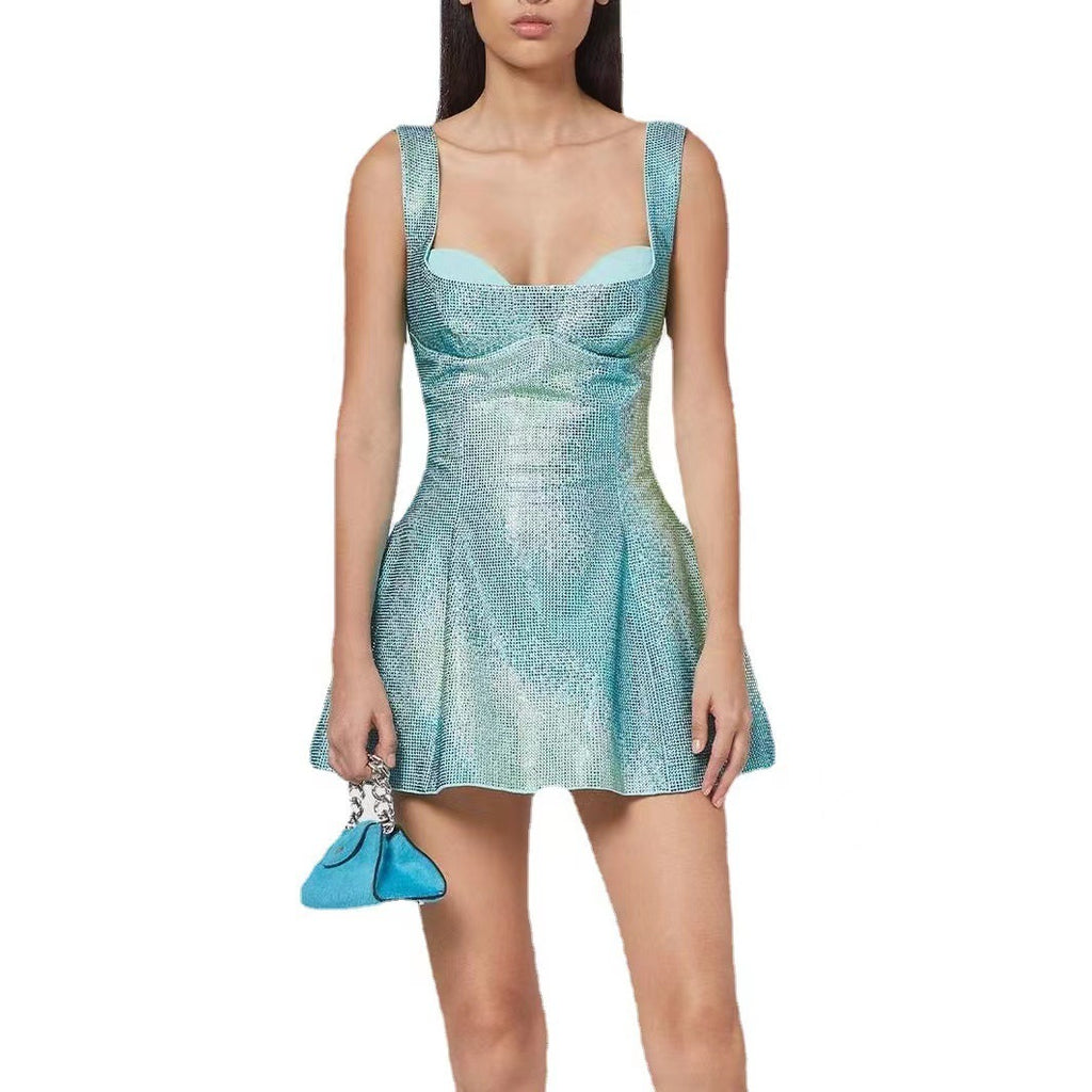 Women's Composite Dress Mid Waist - ANIBEY