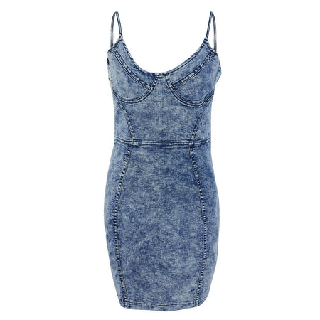 Denim hip dress - ANIBEY