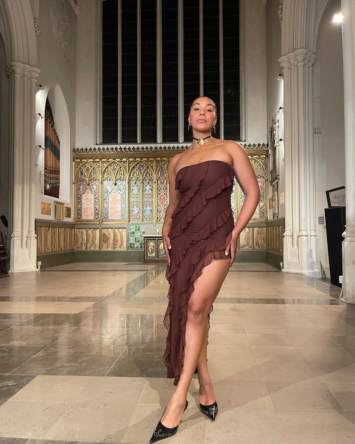 Breast Wipe Bag Buttock Slit Dress - ANIBEY