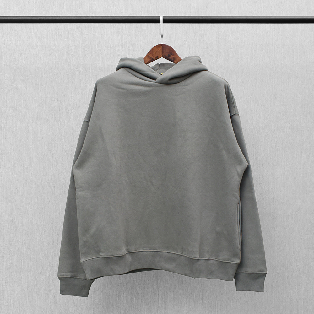 Classic Solid Color Fleece Hoodies for Men - ANIBEY