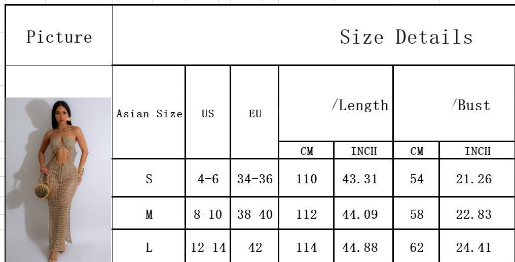 Fashion Personality Sleeveless Knitted Dress Women - ANIBEY