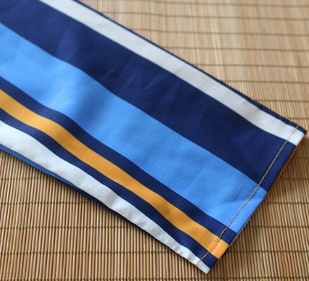 Stripe Shirt Women's Dress Spring Summer Chiffon V-neck Sexy Maxi Dresses Sexy Elegant Casual Girl Lace Women Long Sleeve - ANIBEY