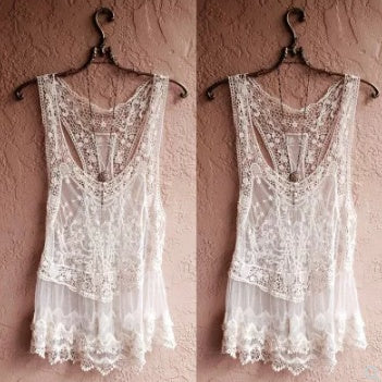 Bohemian Lace Cover Up - ANIBEY