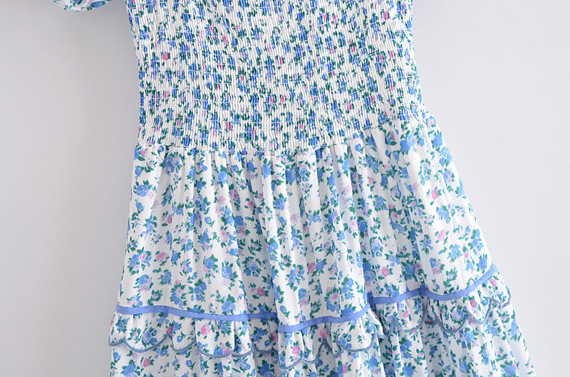 European And American Multi-layer Lace Long Dress Beach Dress - ANIBEY