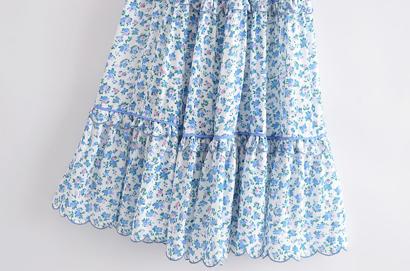 European And American Multi-layer Lace Long Dress Beach Dress - ANIBEY