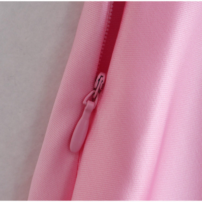 Women Camis Satin Long Dresses Elegant Sleeveless Slip Holiday Party Dresses Sexy Casual Backless Summer Dresses - ANIBEY